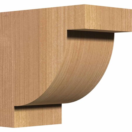 Ekena Millwork Alpine Smooth Corbel, Western Red Cedar, 3 1/2"W x 6"D x 6"H COR04X06X06ALP00SWR